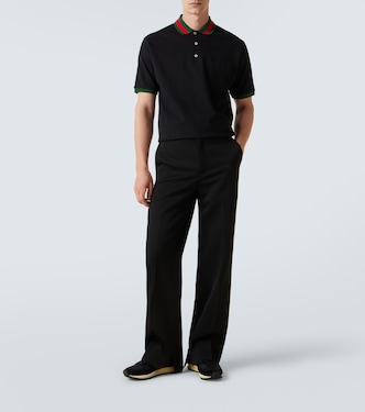 Sneakers Re-Motion Web Stripe mit Veloursleder | Gucci