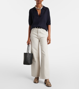 Jeans Ren a gamba larga e vita alta | Agolde