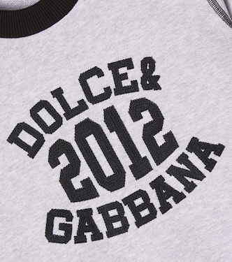 Sweat-shirt en coton à logo | Dolce&Gabbana Kids
