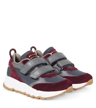 Sneakers mit Veloursleder | Brunello Cucinelli Kids