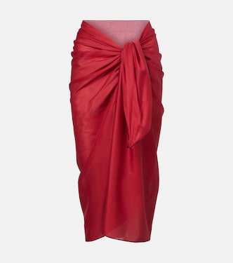 Pareo Cabine in voile di cotone | Eres