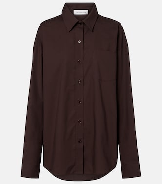 Ornella oversized cotton shirt | The Frankie Shop