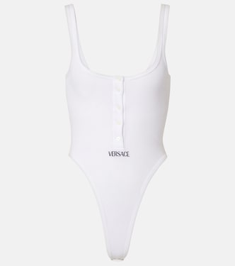 Cotton-blend bodysuit | Versace