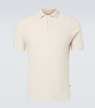 Mondial cotton terry polo shirt | Fedeli