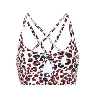 Top sportivo Fountain a stampa leopardo | Varley