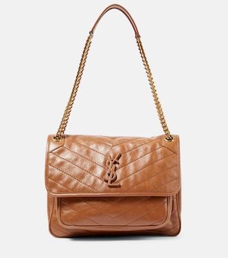 Schultertasche Niki Medium aus Leder | Saint Laurent