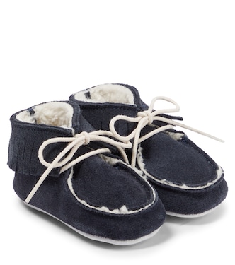 Baby - Stivaletti in suede con frange | Tartine et Chocolat