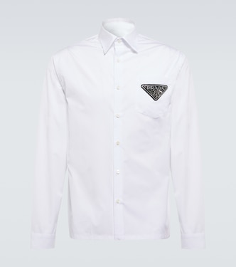Logo cotton shirt | Prada