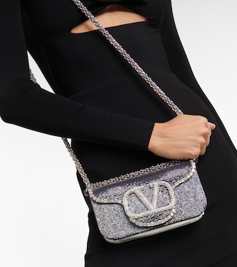 Borsa Locò Small in pelle con decorazione | Valentino Garavani