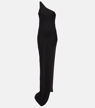 One-shoulder chiffon maxi dress | Mônot