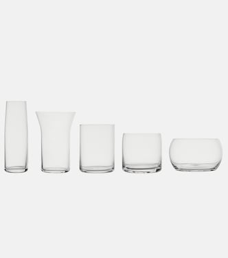 5-in-1 set of 5 glasses by Joe Colombo | Karakter