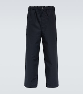 Pantalones rectos de algodón | Jil Sander