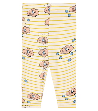 Baby - Leggings in misto cotone con stampa | Mini Rodini