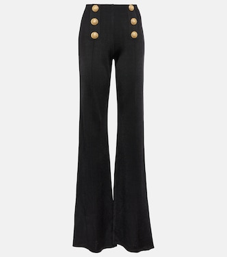 Pantaloni flared in maglia | Balmain