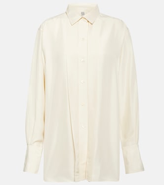 Camicia in seta a pieghe | Toteme