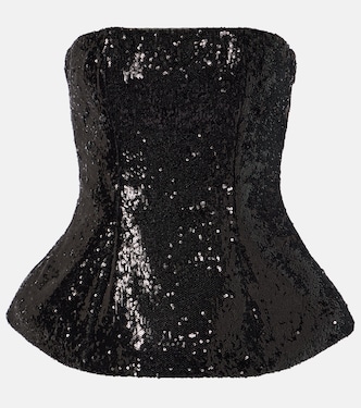 Sequined bustier top | Giuseppe di Morabito