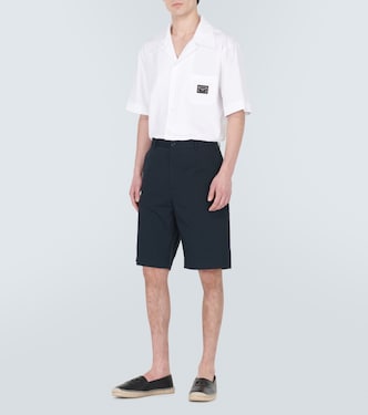 Bermudas tailored de mezcla de algodón | Dolce&Gabbana