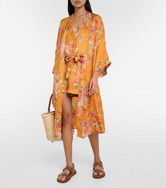 Erica floral robe | Poupette St Barth