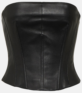 Bustier-Top Rosalia aus Leder | Stouls