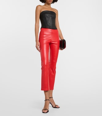 Bustier Rosalia en cuir | Stouls