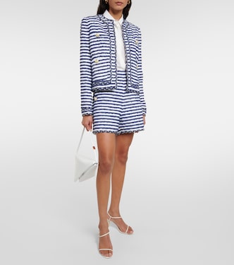 Matteo striped bouclé jacket | Rebecca Vallance