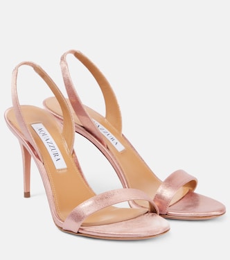 So Nude 85 leather sandals | Aquazzura
