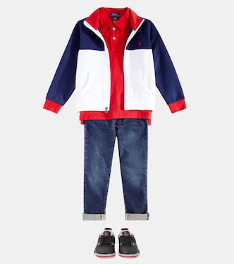 Cotton-blend track jacket | Polo Ralph Lauren Kids