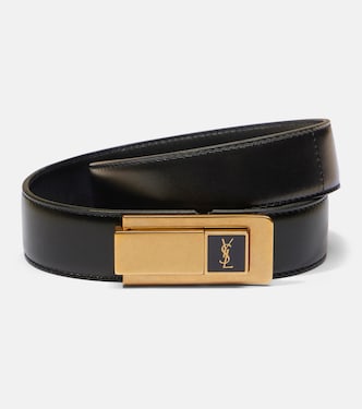 Cintura Monogram in pelle | Saint Laurent