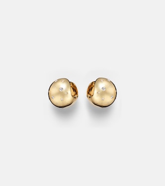 Boucles d'oreilles Glow Galaxy en or 18 ct et diamants | Ileana Makri