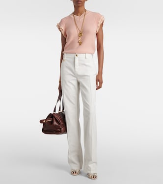 Top in lana con volant | Chloé