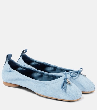 Ballerine H684 in denim con fiocco | Hogan
