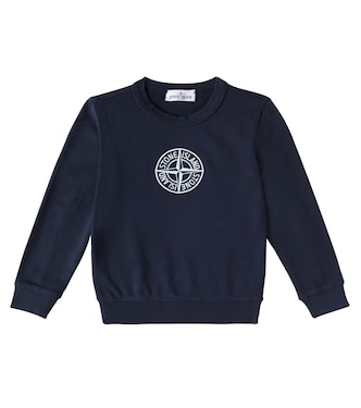 Compass cotton sweatshirt | Stone Island Junior