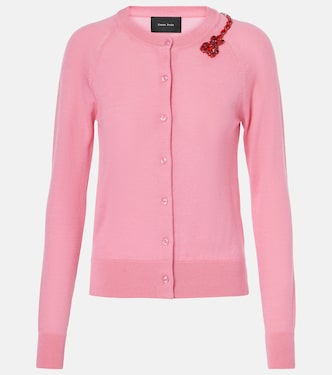 Verzierter Cardigan aus Wolle und Seide | Simone Rocha