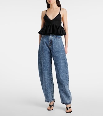 Jean barrel à taille haute | Alaïa