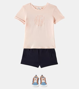 Shorts in jersey di cotone | Chloé Kids