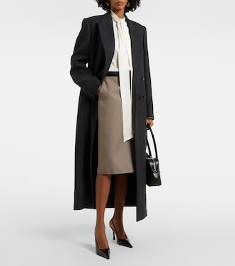 Blusa in raso con fiocco | Stella McCartney