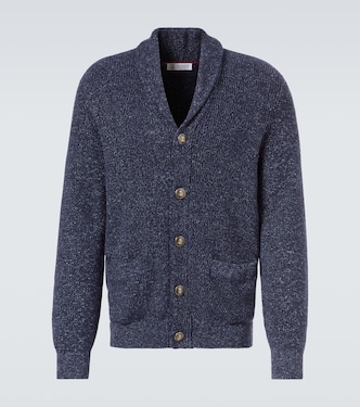 Cardigan aus Baumwolle und Leinen | Brunello Cucinelli