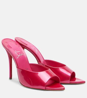 Mules Miss Z 100 en cuir verni | Christian Louboutin