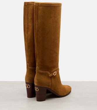 Pattie 75 suede boots | Valentino Garavani