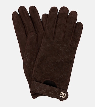 Handschuhe GG aus Veloursleder | Gucci