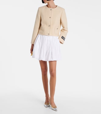 Cotton poplin miniskirt | Patou