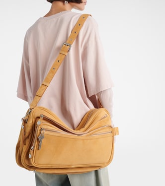 Schultertasche Cameron Medium aus Veloursleder | Acne Studios