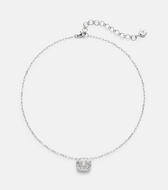 Collar con colgante Bezel Illusion de oro blanco de 18 ct con diamantes | Shay Jewelry