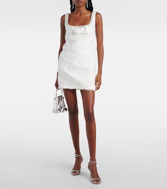 Embellished floral tulle minidress | Self-Portrait