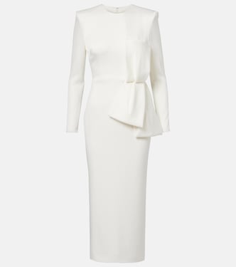 Bow-detail crêpe satin gown | Alex Perry