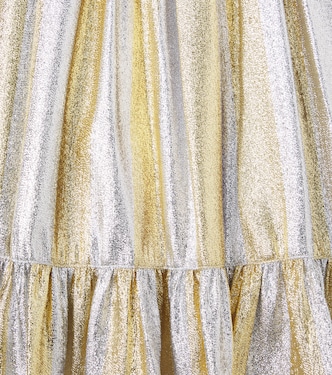 Striped lamé organza dress | Stella McCartney Kids