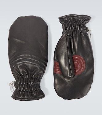 Moufles Spheric en cuir et shearling | Our Legacy