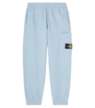Compass cotton jersey sweatpants | Stone Island Junior
