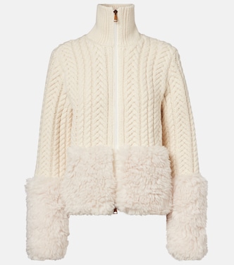 Cardigan aus einem Wollgemisch | Moncler