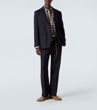 x Aaron Levine View checked cotton shirt | Studio Nicholson